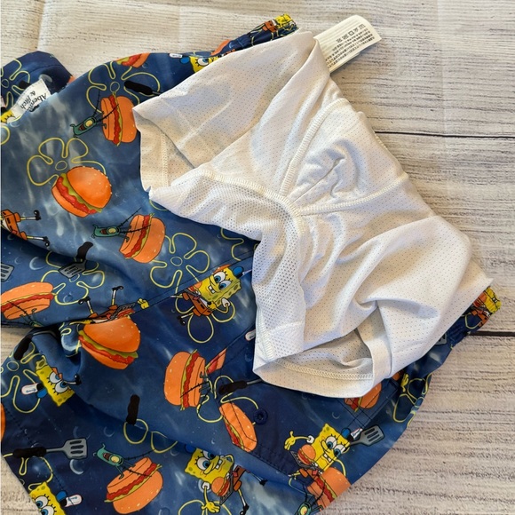 Abercrombie Kids Blue SpongeBob Swim Shorts - Picture 6 of 6
